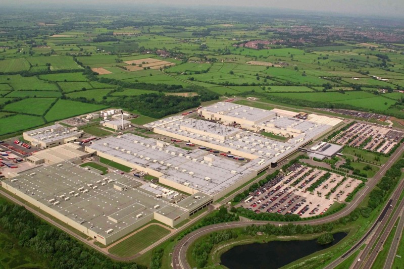 Toyota's TMUK plant in Burnaston, Derbyshire