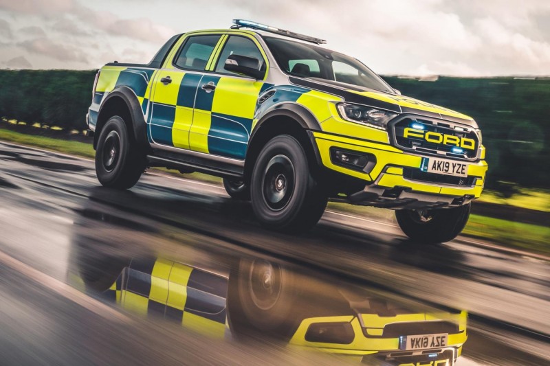 Ford Ranger Raptor police pickup