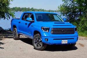 2020 Toyota Tundra Front View Blue