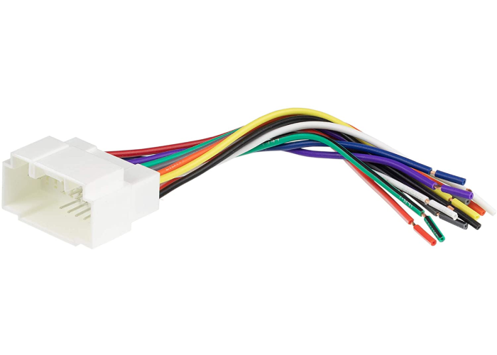 multicolored Scosche HA08B Wiring Harness