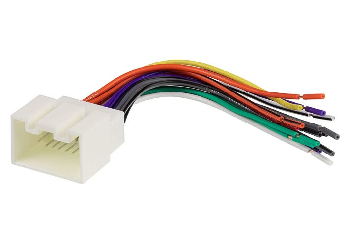 multicolored Scosche FD16B Wire Harness