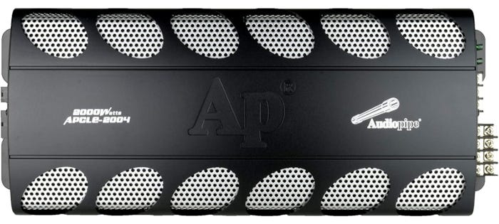 Audiopipe APCL2004 4-Channel amp with screw-down hookups