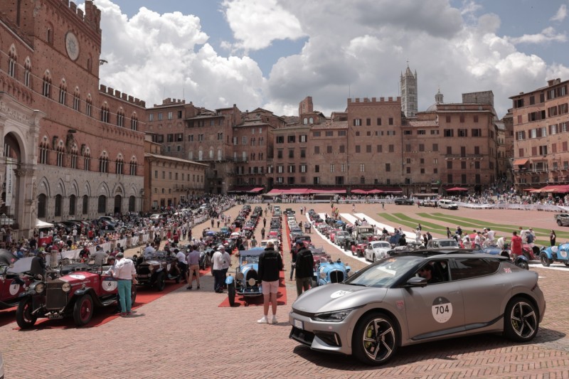 Kia EV6 GT completes the 1000 Miglia Green 2023