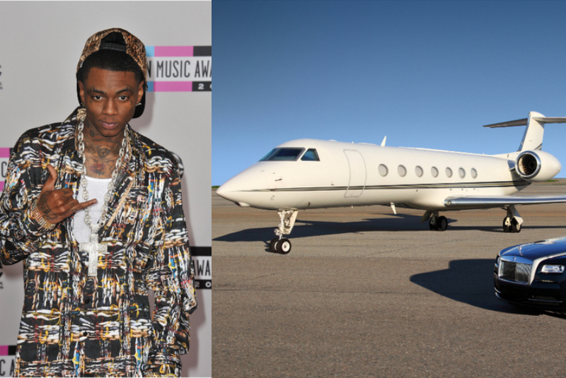 Soulja Boy – Gulfstream G550 Business, Estimated $55 Million | Shutterstock