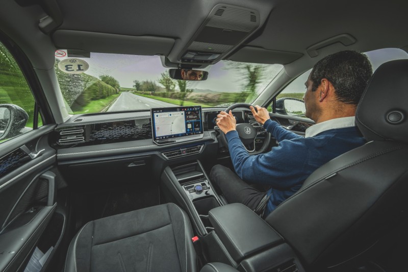 Gareth Herincx driving the 2024 Volkswagen Tiguan