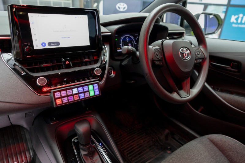 Toyota Corolla police patrol car